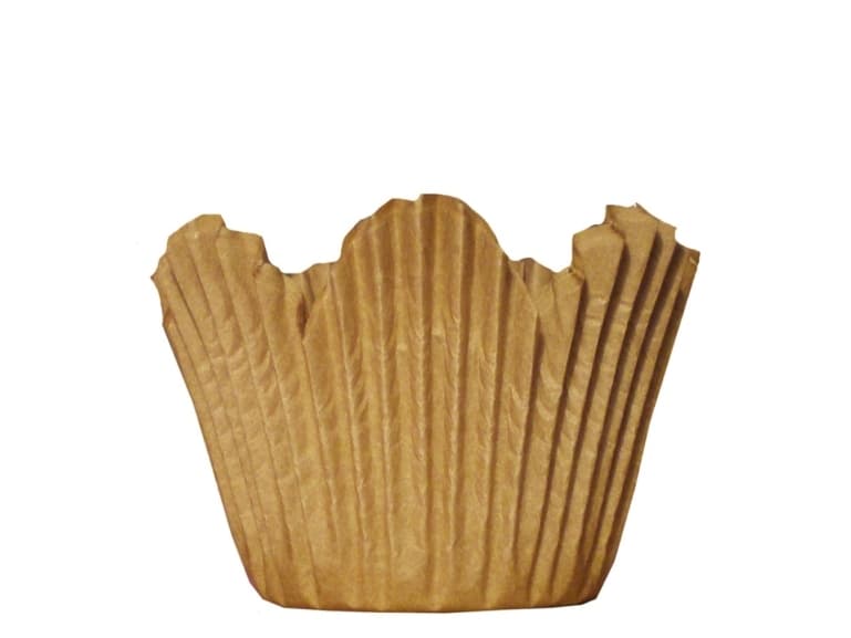 Muffinform blomster brun 50x49/35mm 1000st/krt - (1000 stk.)