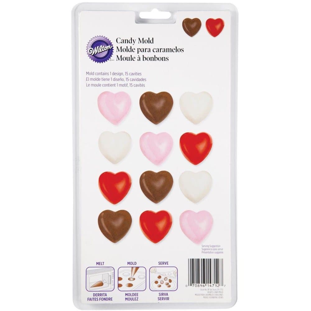 Wilton Candy Mold Hearts