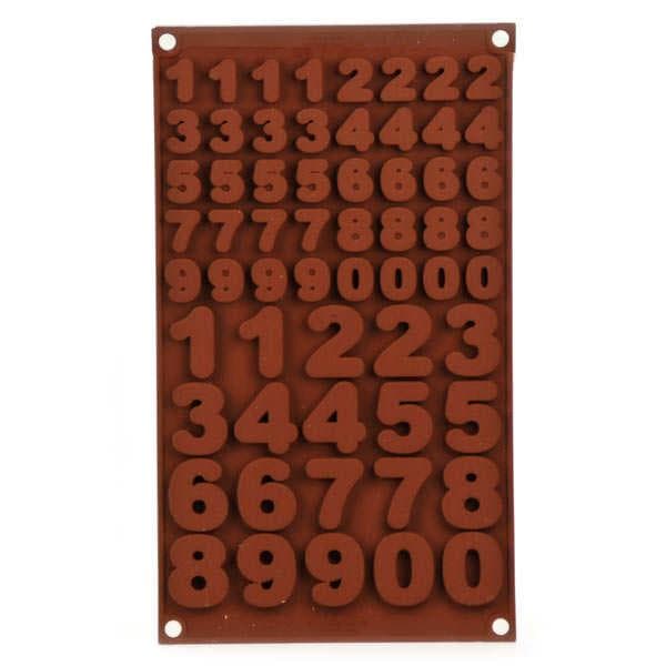 Stora Siffror 1-9 SIlikonform Chokladform Pralinform Choklad Gjutform Bakform