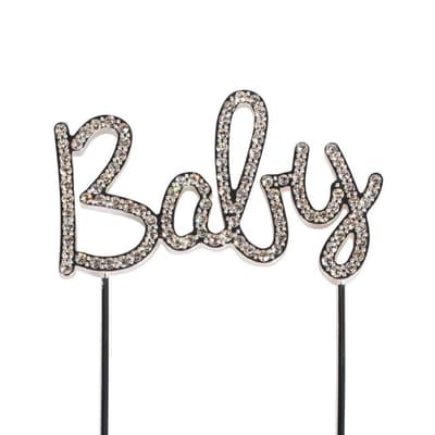 Cake Star Cake Topper Diamante Baby