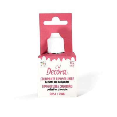 Decora - Rosa Chokladfärg 15g | Pink