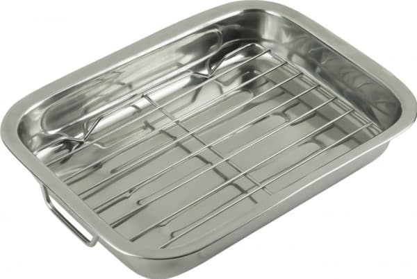 KingHoff STEEL ROASTER WITH A GRID 30CM KINGHOFF KH-1376