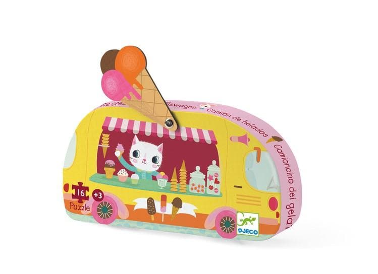 Pussel Glassbil Ice Cream Truck - Djeco