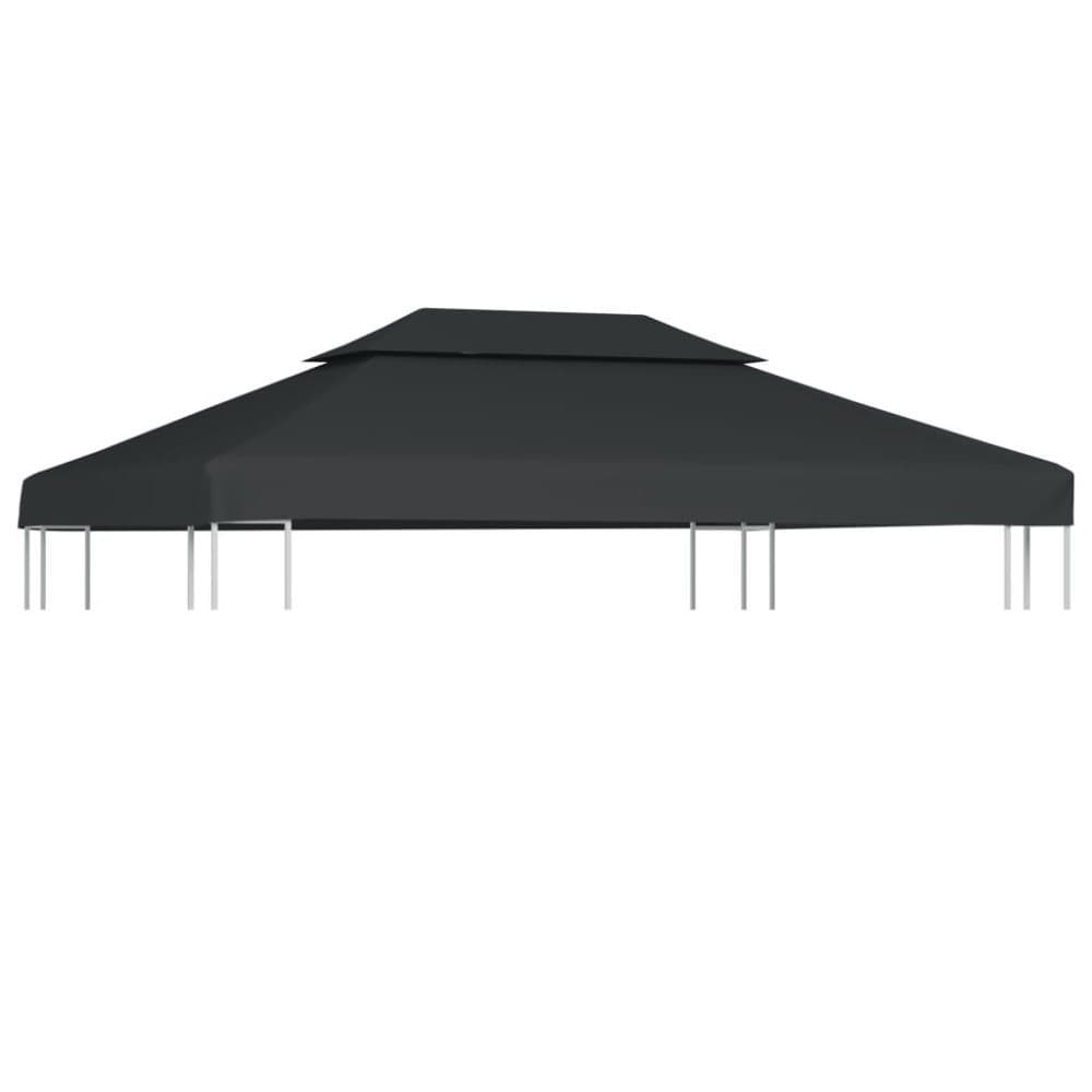 Paviljongtak med ventilering 310 g/m² 4x3 m antracit