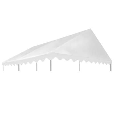 Paviljongtak PVC 500 g/m² 3x4 m vit