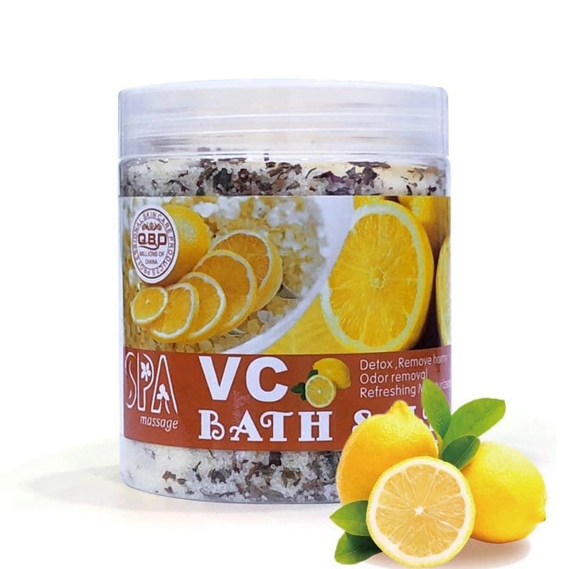 Citronbad, fod, saltkropsskrub 350gr