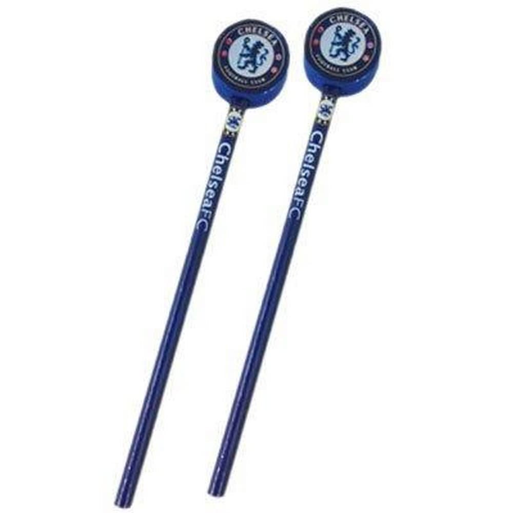 Chelsea FC Pencil & Topper Set (Pack Of 2)