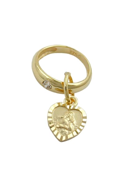 PENDANT BABY'S CHRISTENING 9K GOLD
