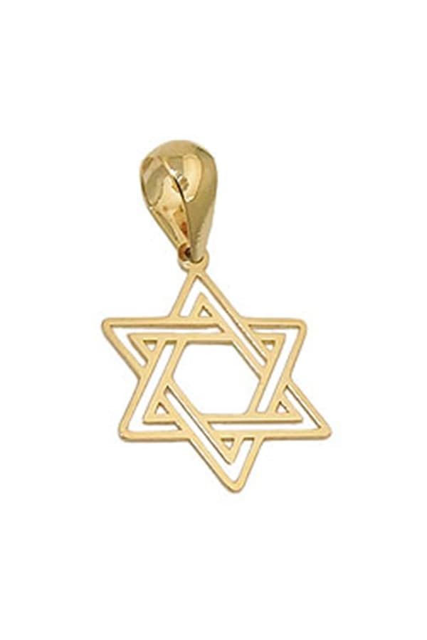 Pendant Jewish Star 9k Gold - GL431460