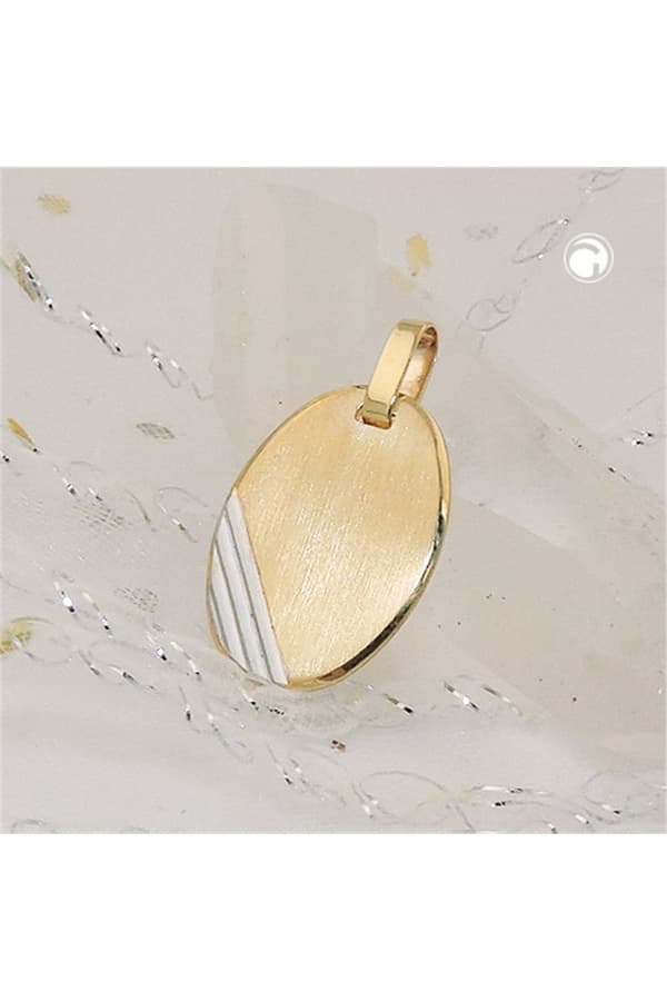 Pendant To Be Engraved 9k Gold - GL431455