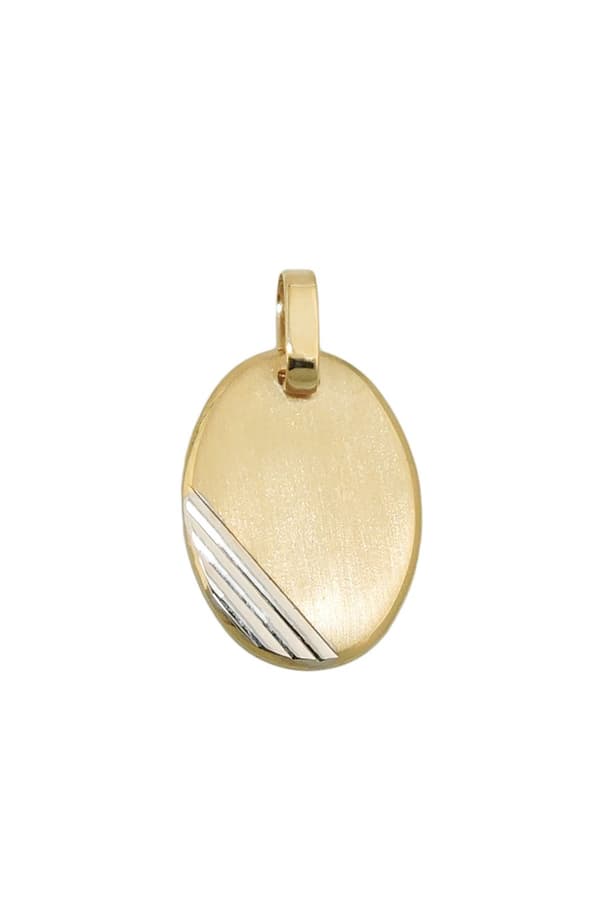 Pendant To Be Engraved 9k Gold - GL431455