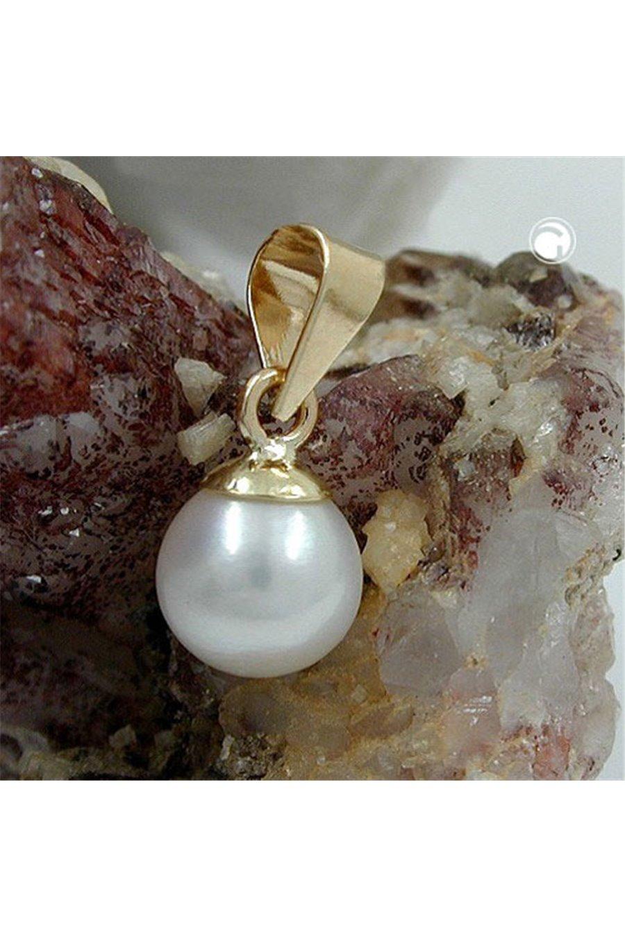 Pendant Pearl 6mm 9k Gold - GL430574