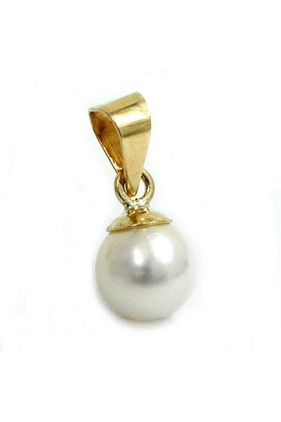 Pendant Pearl 6mm 9k Gold - GL430574