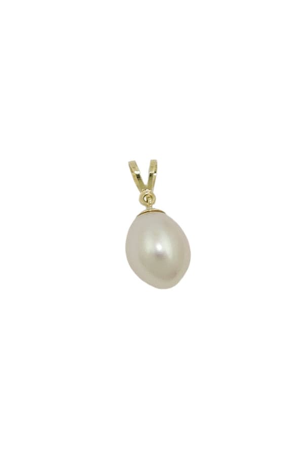 Pendant Approx 10x8,5mm Freshwater Cultured Pearl Oval 9k Gold - GL430084