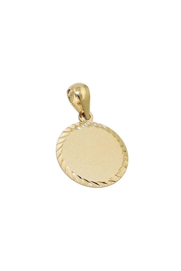 Pendant To Be Engraved 9k Gold - GL431459