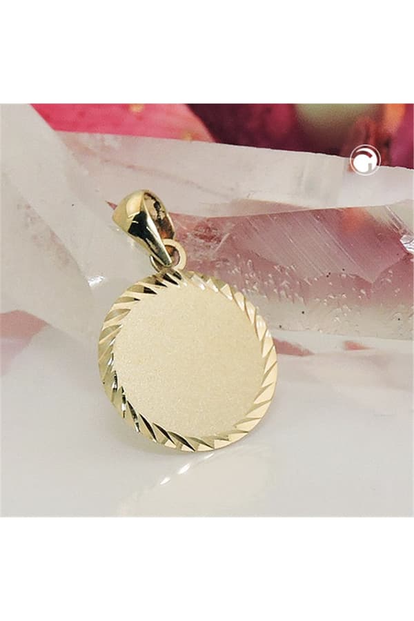 Pendant To Be Engraved 9k Gold - GL431459