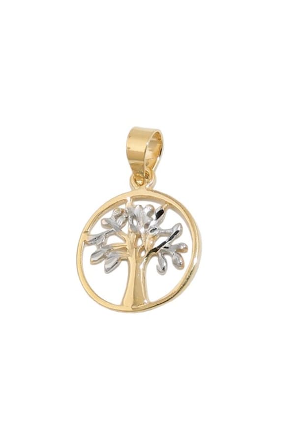 Pendant Tree Of Life With Pearl 9k Gold - GL431472