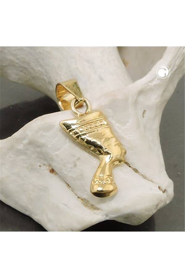 Pendant Nefertiti Shiny 9k Gold - GL431474