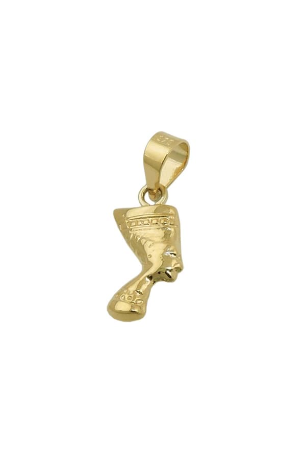 Pendant Nefertiti Shiny 9k Gold - GL431474