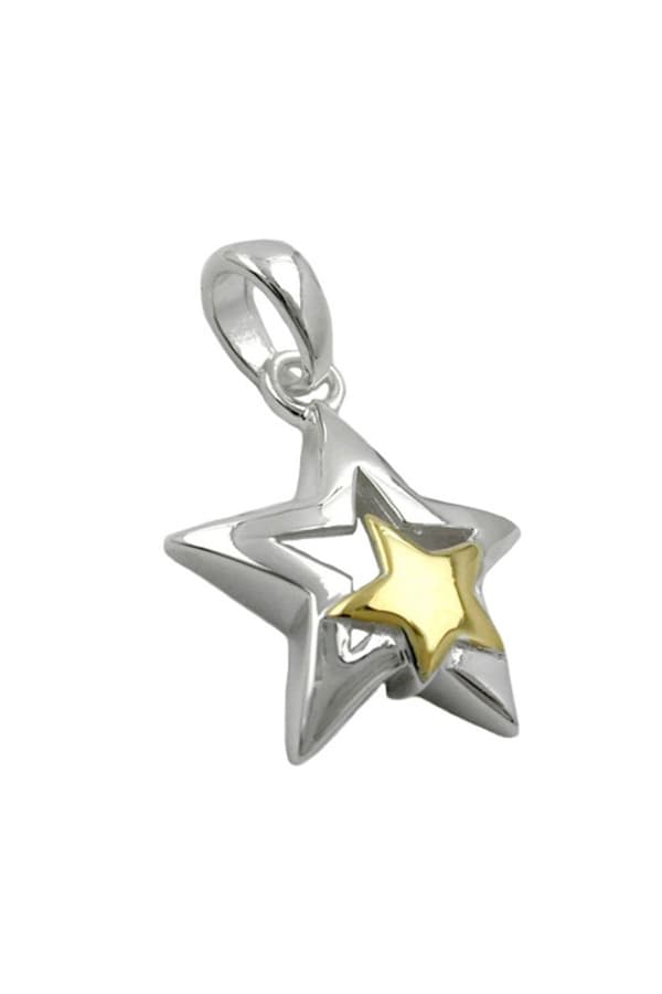 Pendant Star Two Tone Silver 925 - GL91834