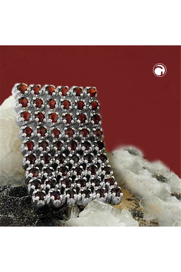 Pendant Dark Red Silver 925 - GL92720