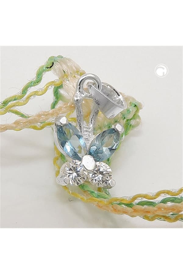 Pendant Butterfly Zirconia Silver 925 - GL93571