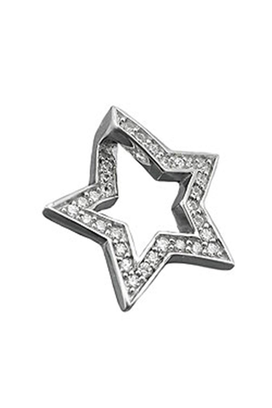 Pendant Star With Zirconia Silver 925 - GL93355