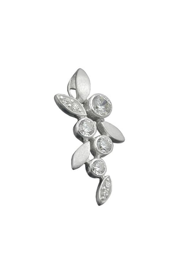 Pendant Flower With Leafs Silver 925 - GL93312