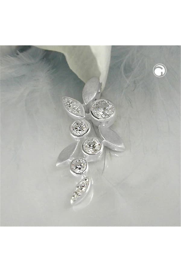 Pendant Flower With Leafs Silver 925 - GL93312