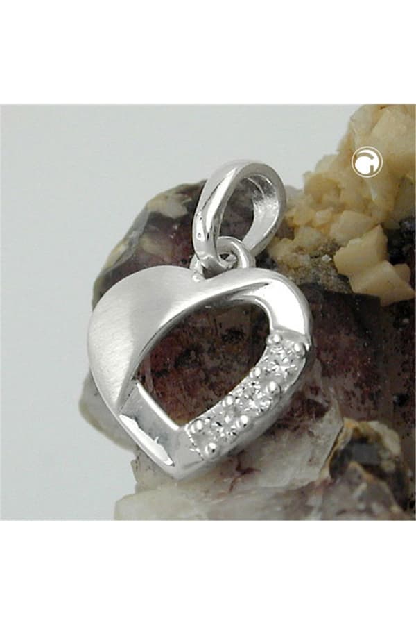 Pendant Heart Zirconias Silver 925 - GL91783