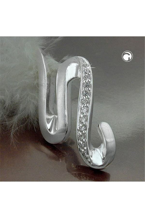 Pendant Zirconia Matt Silver 925 - GL90651