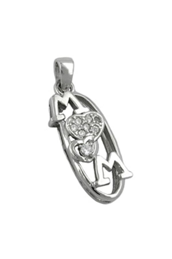 Pendant 'Mom' Zirkonia Silver 925 - GL90115