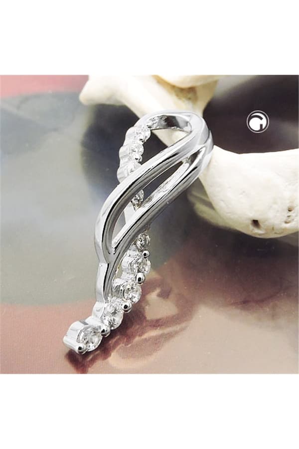 Pendant Zirconia Rhodium Plat Silver 925 - GL93824