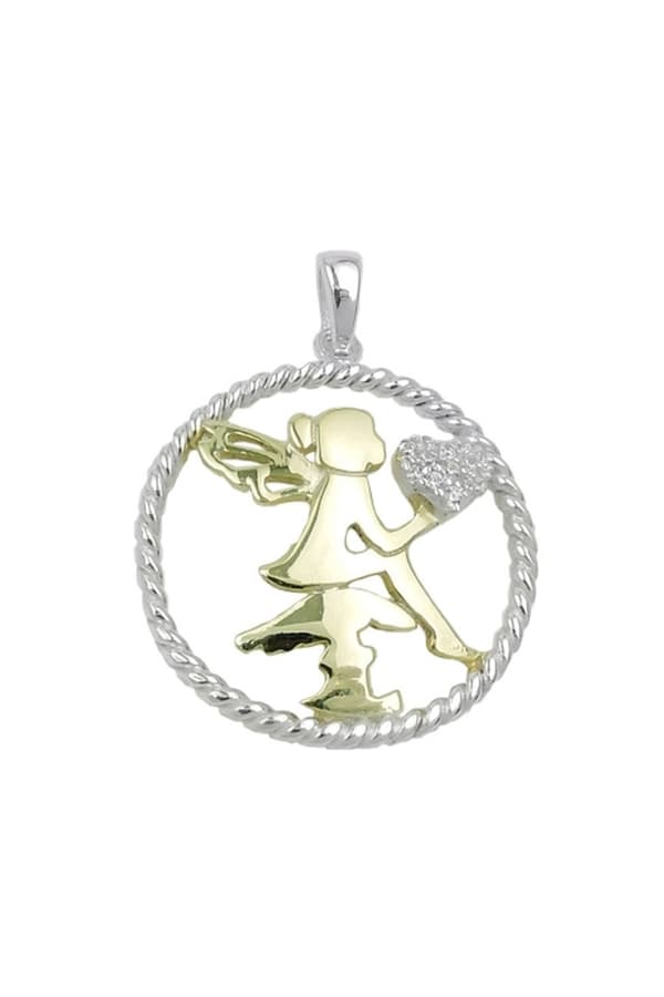 Pendant Fairy With Heart Silver 925 - GL93842