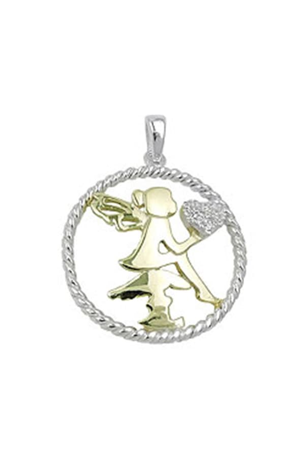 Pendant Fairy With Heart Silver 925 - GL93842