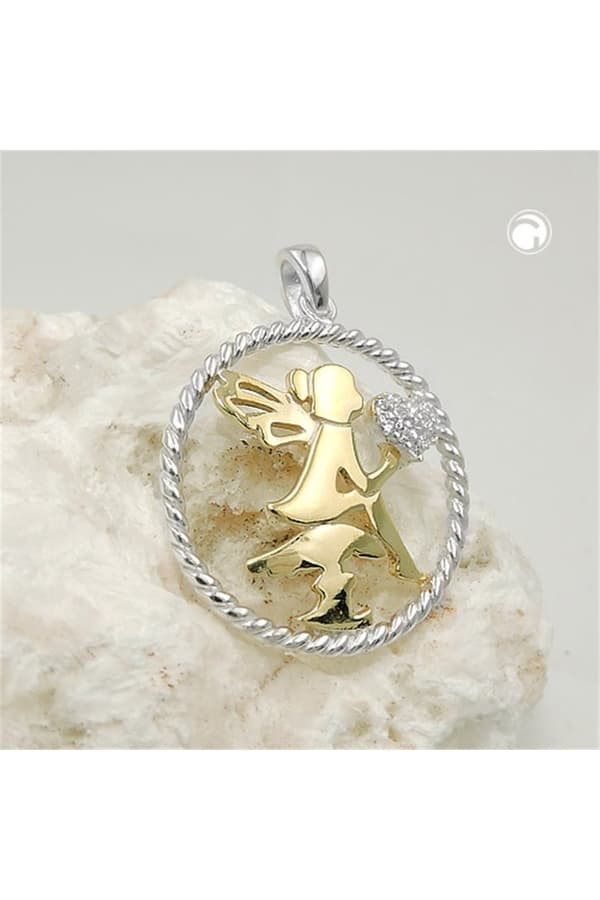 Pendant Fairy With Heart Silver 925 - GL93842