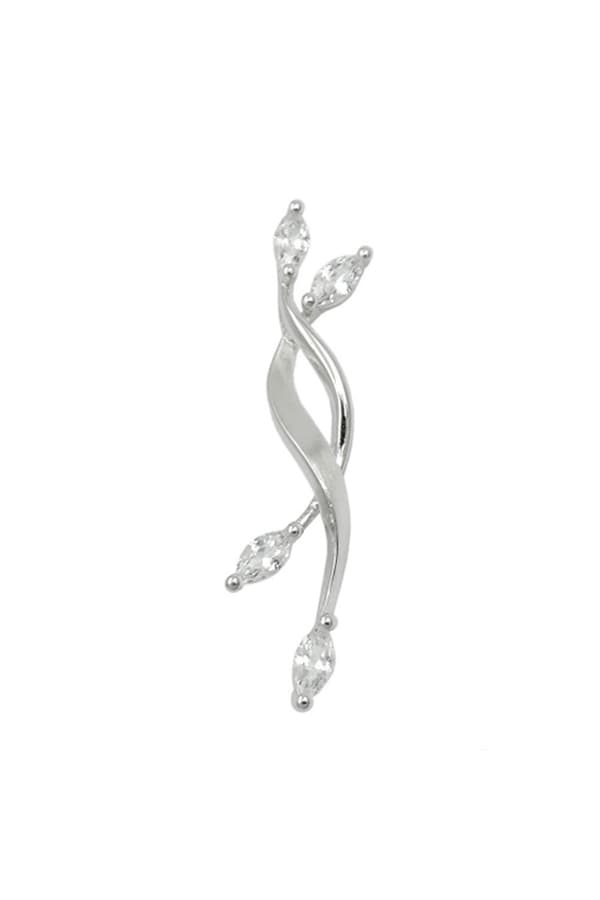 Pendant Zirconia Matt-Glossy Silver 925 - GL93960