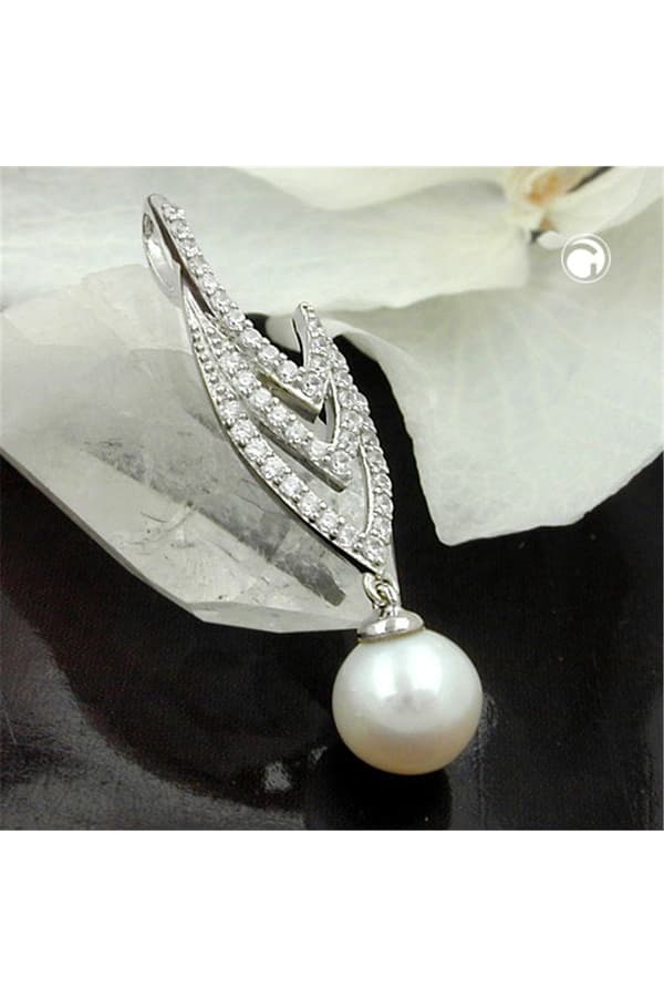 Pendant Pearl And Zirconias Silver 925 - GL94006