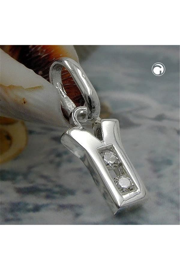 Pendant Initiale Y With Cz Silver 925 - GL91444y