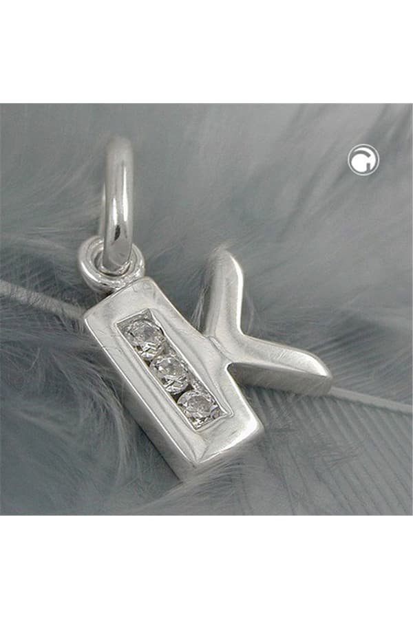 Pendant Initial K With Cz Silver 925 - GL91444k