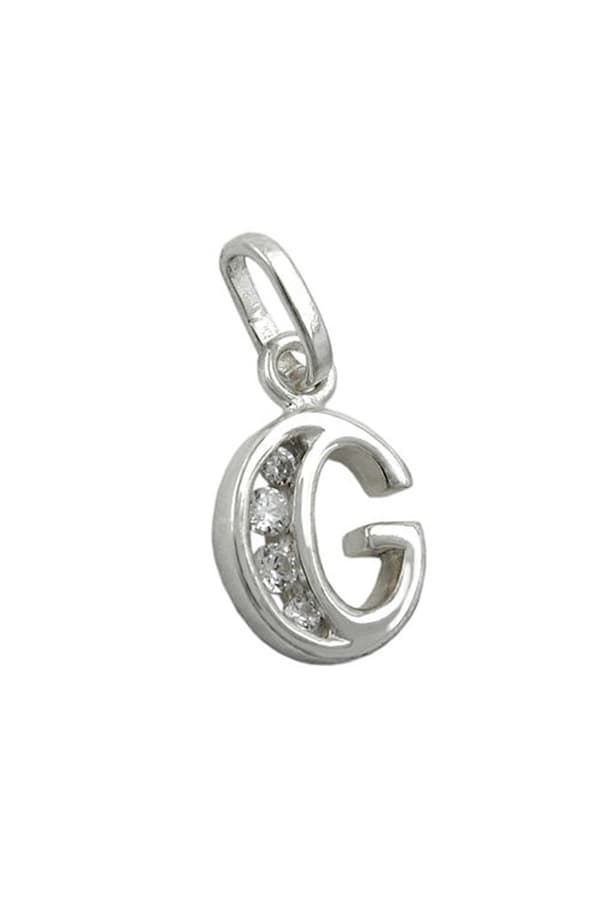 Pendant Initial G With Cz Silver 925 - GL91444g