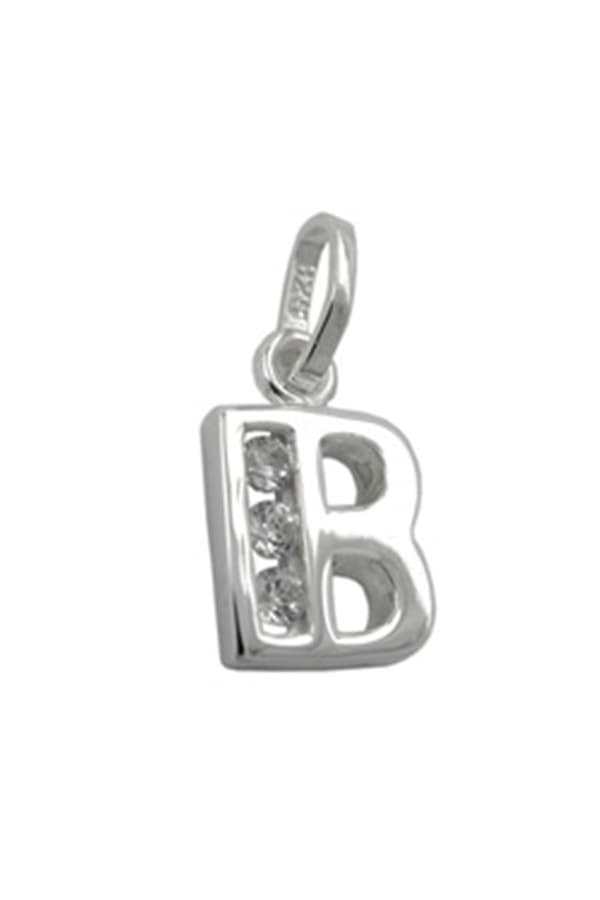 Pendant Initiale B With Cz Silver 925 - GL91444b