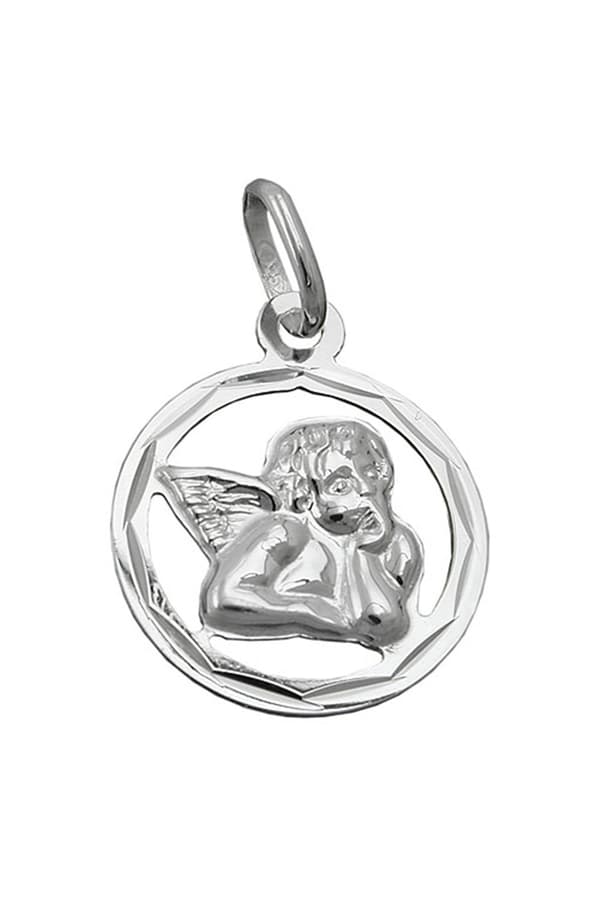 Pendant Angel In Circle Silver 925 - GL93418