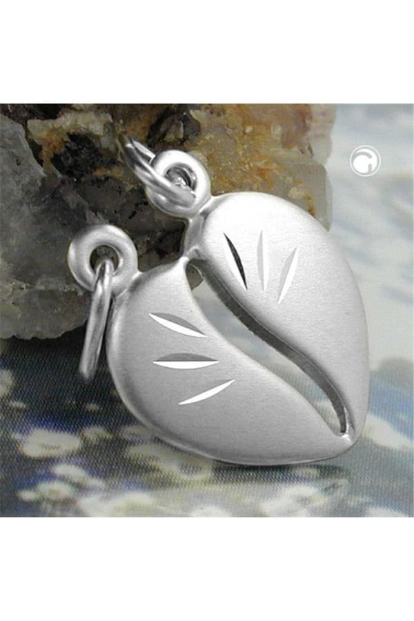 Friendship Pendant Separable Heart Silver 925 - GL91510