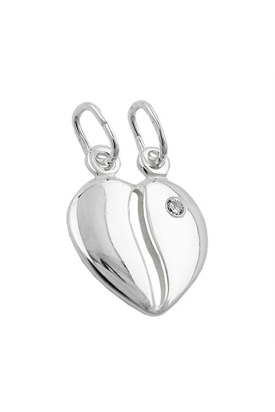 Friendship Pendant Separable Heart Silver 925 - GL91508