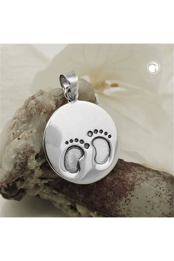 Pendant Little Foots Oxidated Silver 925 - GL93745