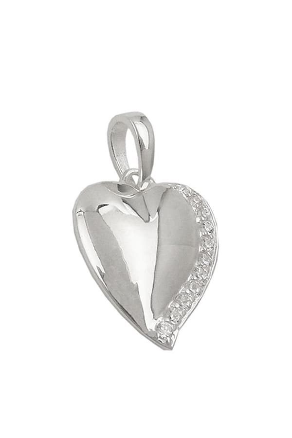 Pendant Heart With Zirconia Silver 925 - GL93630