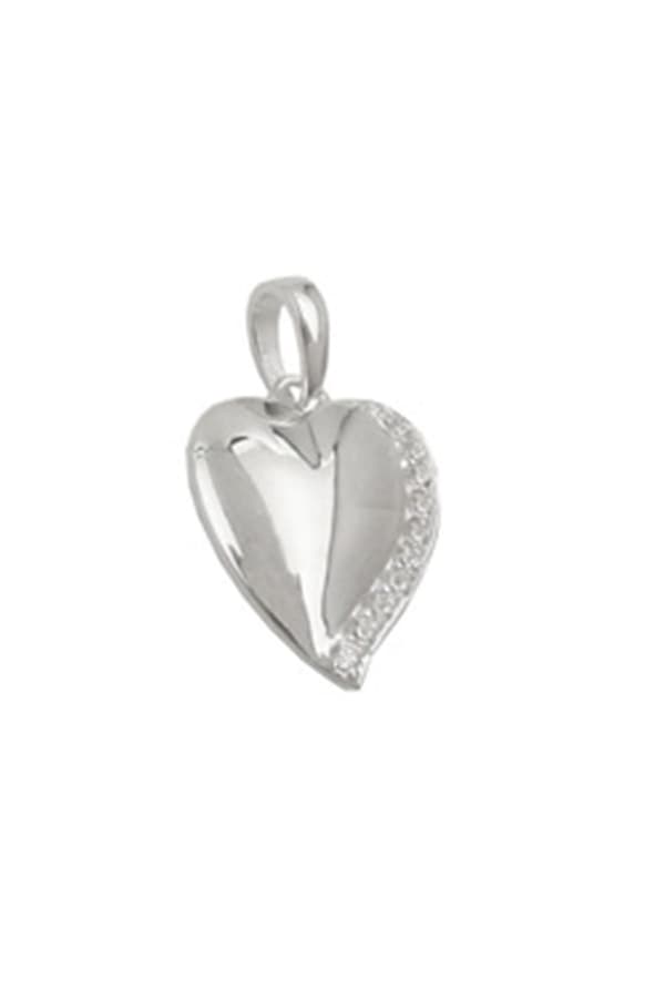 Pendant Heart With Zirconia Silver 925 - GL93630