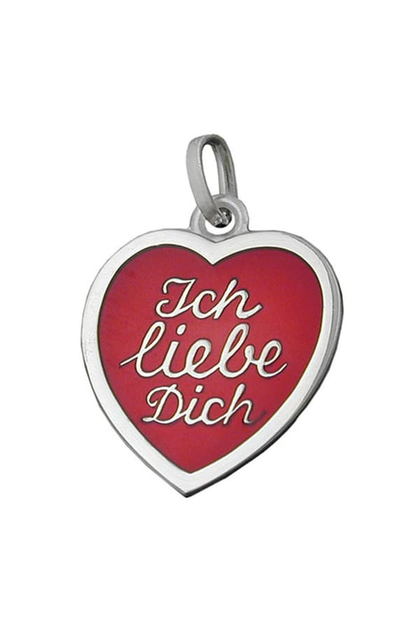 Pendant Heart Ich Liebe Dich Silver 925 - GL92193