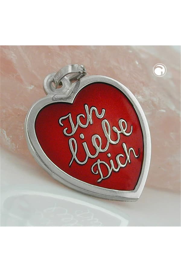 Pendant Heart Ich Liebe Dich Silver 925 - GL92193